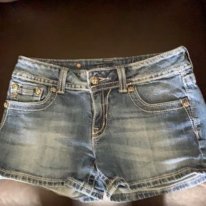Miss Me blue denim shorts size 29, excellent
